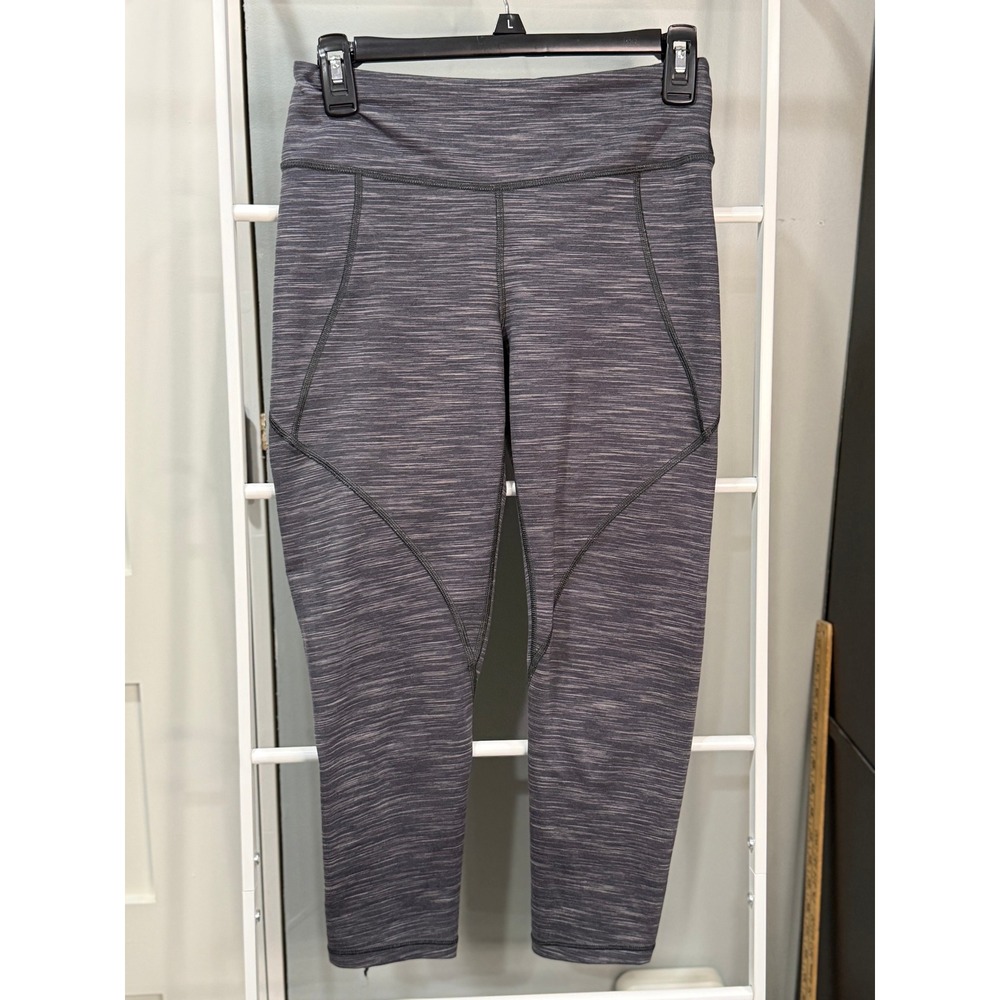 Patagonia Worn Wear Womens Space Dye Grey Cropped Leggings Yoga Pants L